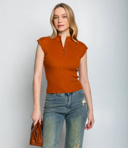 Футболка #КТ082 (1), терракотовый