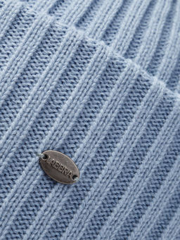 Шапка жен. шерсть+акр LB-A53014 denim