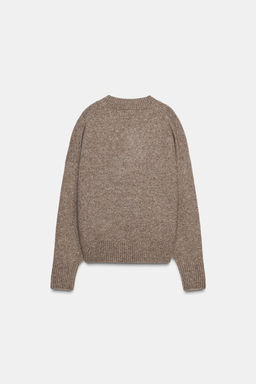 SOFT KNIT V-NECK SWEATER - Zara фото 17