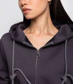 Толстовка #КТ5989, графит - Dommod фото 5