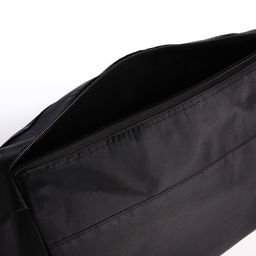 Сумка спортивная Never stop, 40х21х19 см, отдел на молнии, цвет чёрный - Nazamok фото 10