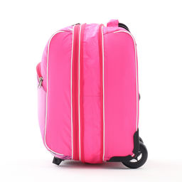Чемодан малый 18" на молнии, малиновый