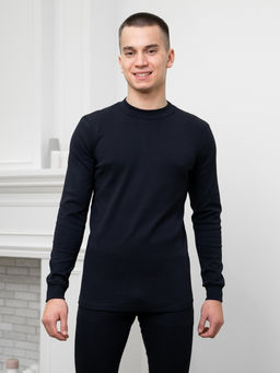 Лонгслив муж.арт.1103-2,темно-синий - Binita фото 3