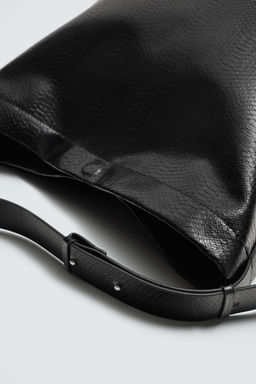 CROCODILE EMBOSSED TOTE BAG - Zara фото 11