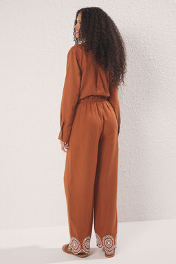 Trendyolmilla Kiremit Nak?s Detayl? Gomlek TWOSS25GO00110  фото 4