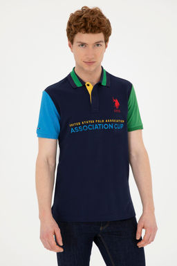 Мужская темно-синяя футболка Неожиданная скидка в корзине - U.s. polo assn фото 10