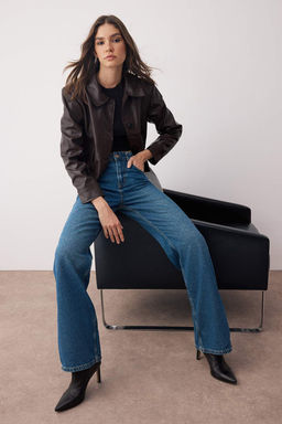 Mavi Yuksek Bel Genis Paca Wide Leg Jeans TWOAW26JE00086 - Trendyolmilla фото 2