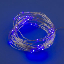 ULD-S0500-050/SCB/2AA PURPLE IP20 DEW Гирлянда светодиодная на батарейках 2AA (не в/к), Роса, 5м. 50 светодиодов. Фиолетовый свет. Провод медный. TM Uniel