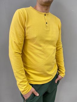 100% ХЛОПОК ПИКЕ Лонгслив мужской - Knitka wear фото 3