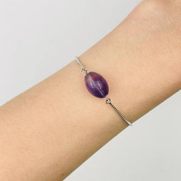 Браслет регулируемый с Флюоритом