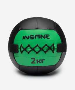 Медбол INSANE IN24-WB100 2 кг, зеленый