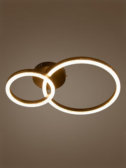 Светильник потолочный LED Bloom CLL-1-78-RC, 78 Вт, 3000-6000К, 62×42×10 см, с ПДУ, чёрный