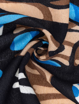 Коричневый шерстяной платок - Cacharel фото 4