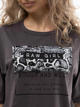 Пижама женская, цвет серый