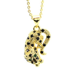 Комплект Серьги и Подвеска Гепард, 45см