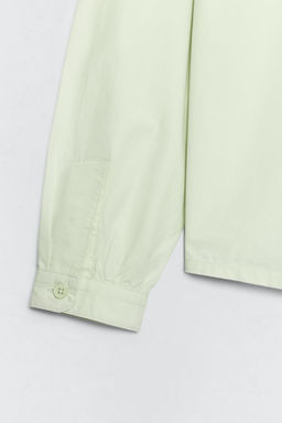 CAMISA SOSHIOTSUKI x ZARA / verde lavado  фото 6