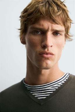 BASIC V-NECK SWEATER - Zara фото 5