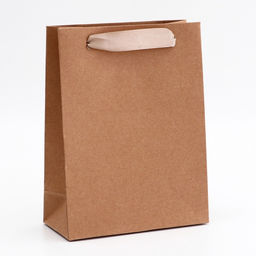 Цена за 5 шт. Пакет крафт без печати, 15×7×20 см 260 г/м²