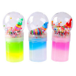 Цена за 12 шт. Лизун - слайм с игрушкой, МИКС