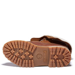 Женские ботинки Timberland Authentics Teddy Fleece WP Fold-Down коричневые фото 13