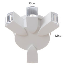 Бра BayerLux «Деко», 4хLED, 4 Вт, 4000К, IP66, белый, 16×4.3×13 см