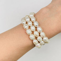 Бусины для украшений из белого Жемчуга 35 см