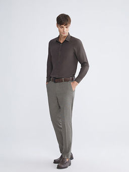 Slim Fit Uzun Kollu Poplin Erkek G?mlek