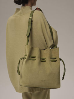 Замшевая сумка Eveline DBR 31143 киви фото 5