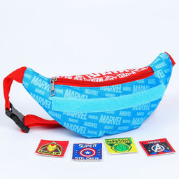 Сумка поясная детская для мальчика, 25×6×13 см, Мстители