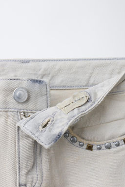 JEANS BOOTCUT TACHAS / Gris - Zara фото 4