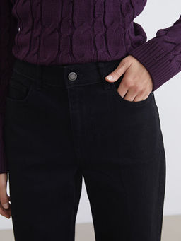 Straight Fit Kad?n Jean Pantolon