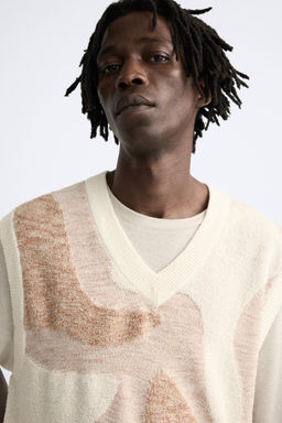 TERRY JACQUARD VEST - Zara фото 5