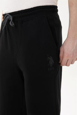 Мужские черные трикотажные шорты - U.s. polo assn фото 6