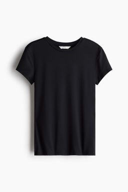 Camiseta entallada de microfibra - H&m фото 14