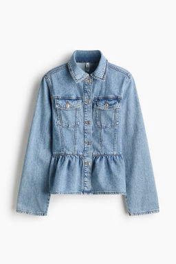Cazadora denim con peplum - H&m фото 2