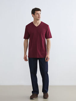 V Yaka Penye Erkek Ti??rt