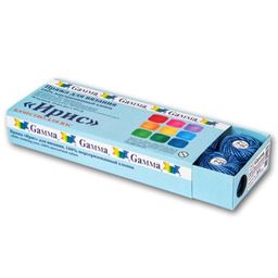 Пряжа Gamma Ирис меланж 100% хлопок 10 шт. х 10 г 82 м  3 м