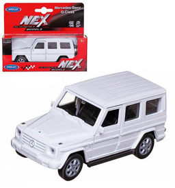 Welly. Машинка 1:38 "Mercedeces-Benz G-Class" пруж. мех., арт.43689W-W белый