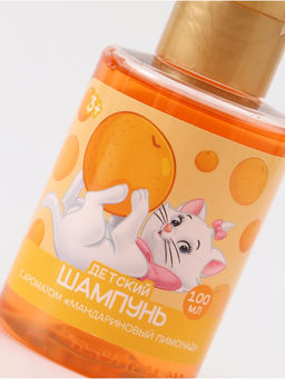 Цена за 2 шт. Шампунь детский, аромат мандариновый лимонад, 100 мл, Кошечка