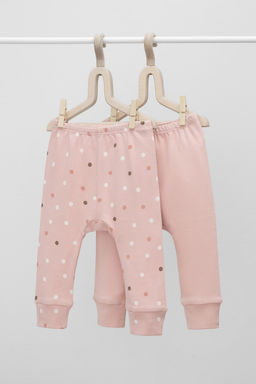 Crockid _ К 4718-2уп/дымчатая роза,цв.шарики брюки для дев  фото 6