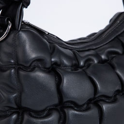 Сумка-мешок на молнии, длинный ремень, цвет чёрный - Simaland фото 4