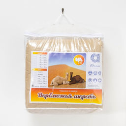 Одеяло Адамас Верблюжья шерсть, размер 200х220 5 см, 300гр/м2, чехол п/э  фото 4