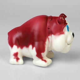 Игрушка пищащая Бульдог для собак, 12,5 см - Пижон фото 2