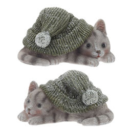 Фигурка декоративная "Котенок", L10 W6,5 H5,5 см, 2в.