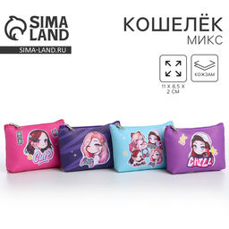 Кошелёк детский для девочки Крутая девочка, МИКС