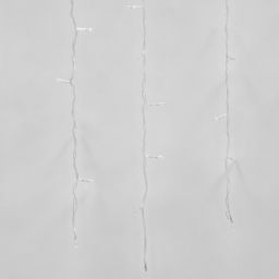 ULD-C1510-160/DTA WARM WHITE IP20 Занавес светодиодный с контроллером, 1,5х1м. 160 светодиодов. Теплый белый свет. Провод прозрачный. TM Uniel.