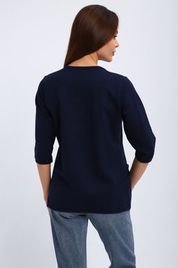 Кофта женская из футера 2-н Анфиса индиго
