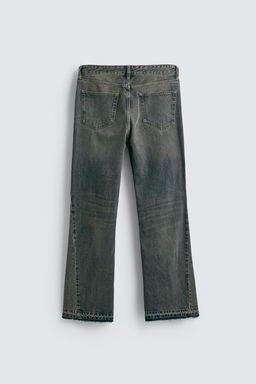 JEANS FLARE FIT / Azul / Verde - Zara фото 8