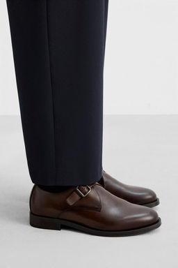 LEATHER BUCKLE SHOE - Zara фото 4