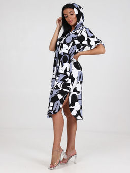 5118 ПЛАТЬЕ (Черный/голубой) - А-дина фото 4